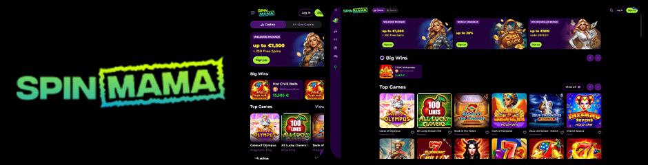 Spinmama Casino - Twoje Miejsce na Gry w Internecie